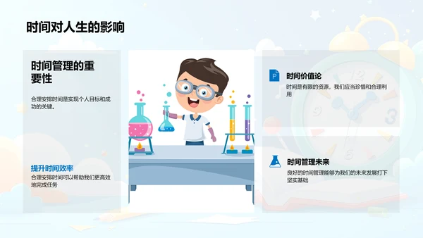 学生时效管理讲解PPT模板
