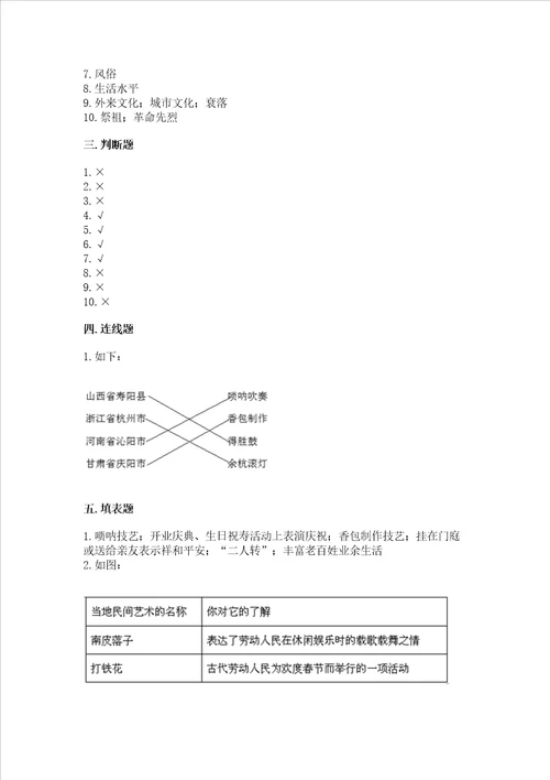 部编版四年级下册道德与法治 期末测试卷含完整答案易错题