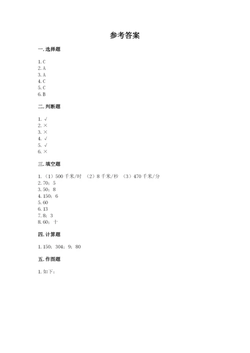 青岛版数学四年级上册期末测试卷附答案（培优）.docx