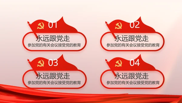 党支部党员大会工作总结汇报动态PPT