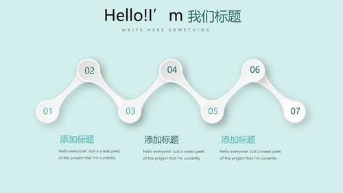 小清新医疗医学健康动态PPT