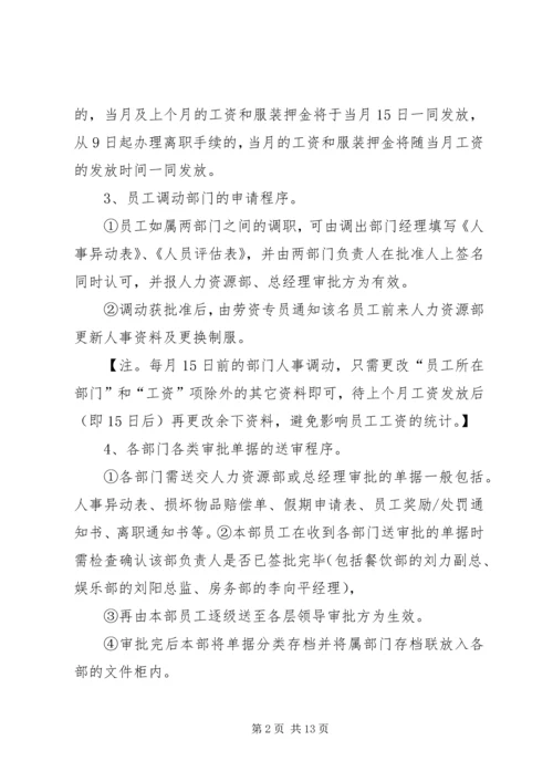 人力资源部应知应会.docx