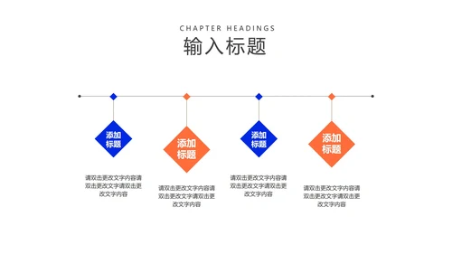 蓝色简约风工作总结汇报PPT模板