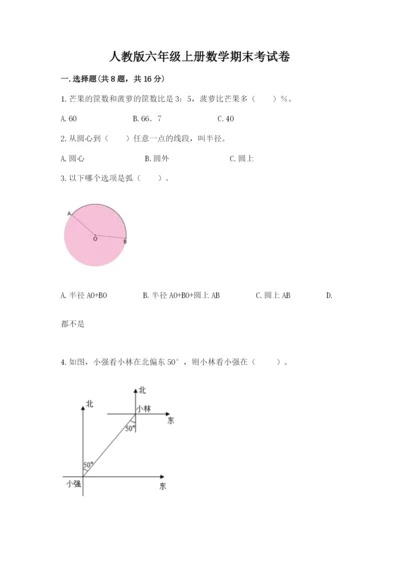 人教版六年级上册数学期末考试卷及答案【基础+提升】.docx