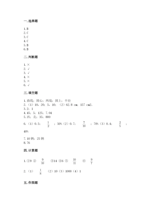 小学数学六年级上册期末模拟卷附答案（综合题）.docx