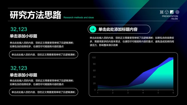 绿色商务风格通用开题报告毕业答辩PPT演示模板