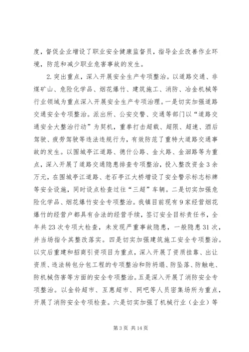 乡镇安全督查工作汇报2篇.docx