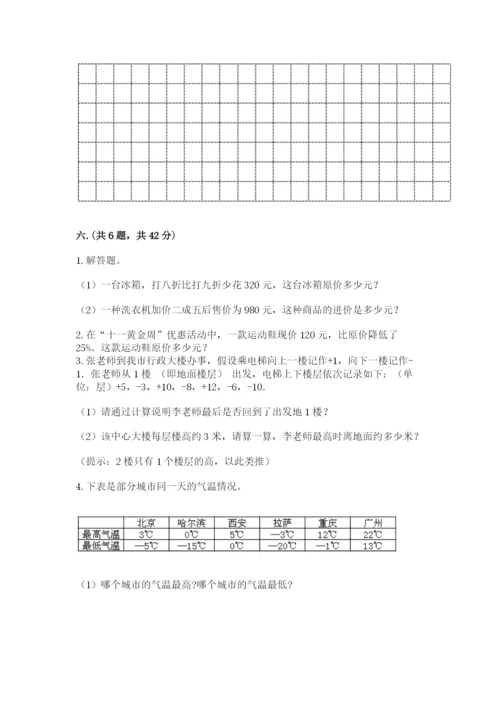 海南省【小升初】2023年小升初数学试卷加答案.docx