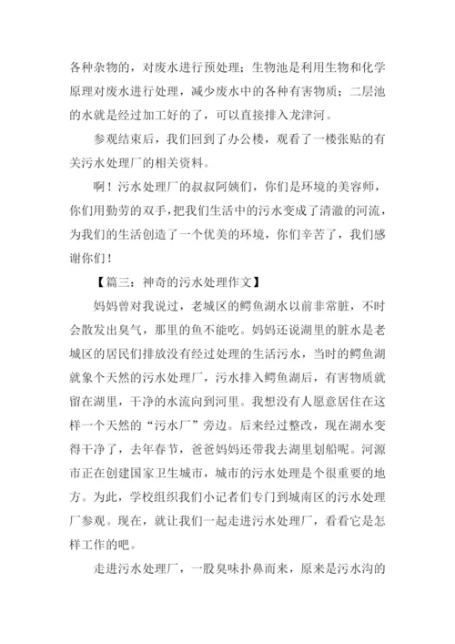 污水处理的作文.docx
