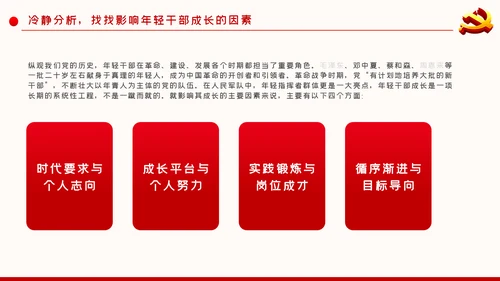 新时代青年干部年轻干部党课培训PPT模板