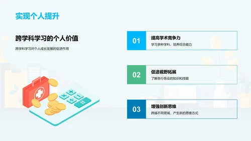 探索跨学科学习PPT模板