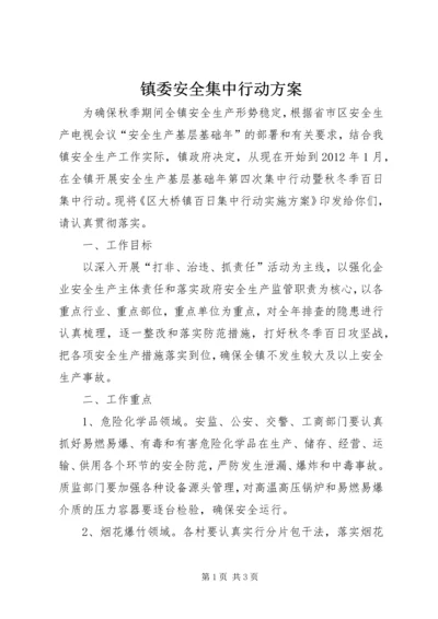 镇委安全集中行动方案.docx