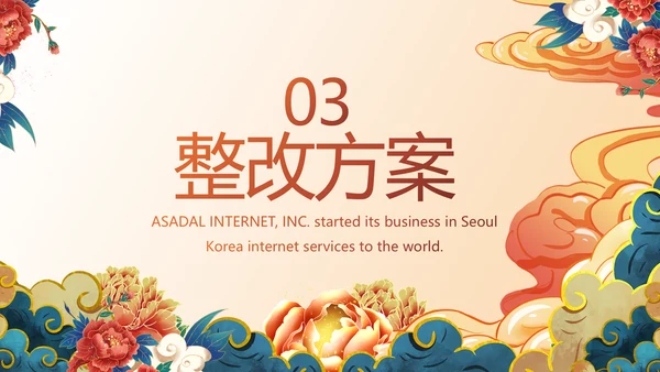 中国风年货节促销营销策划方案PPT模板