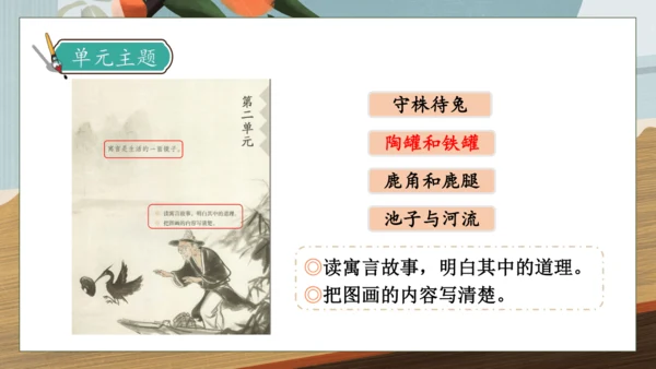 【核心素养】部编版语文三年级下册-6. 陶罐和铁罐 第2课时（课件）