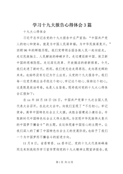 学习十九大报告心得体会3篇 (3).docx