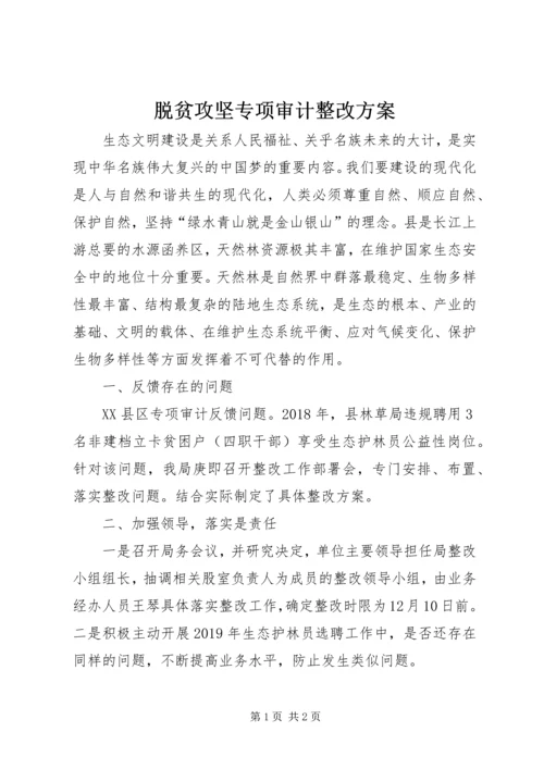 脱贫攻坚专项审计整改方案_1.docx