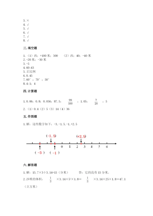 北京版六年级下册期末真题卷【夺冠】.docx