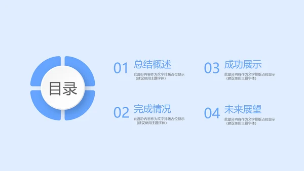 蓝色简约口腔年终工作总结动态PPT