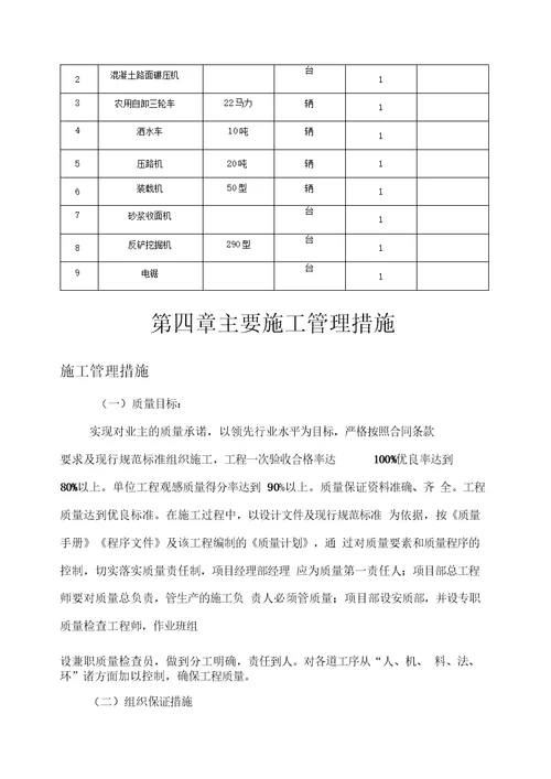 场地硬化施工组织设计