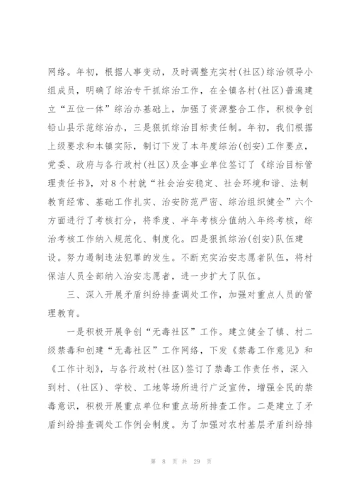 社会综治工作总结.docx