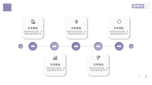 紫色极简风简约主义销售数据分析PPT模板