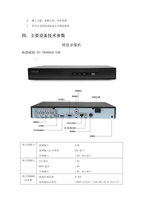 XH超市视频监控系统设计方案.docx