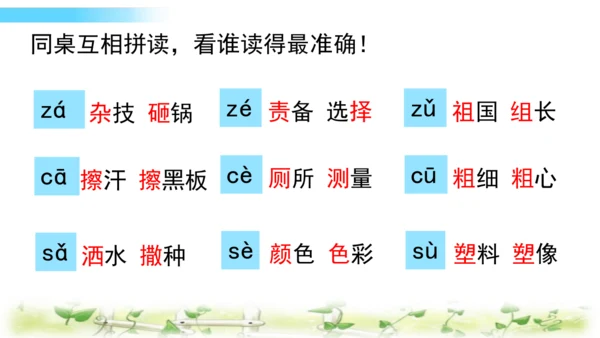 统编版语文一上汉语拼音《 z  c  s  》课件