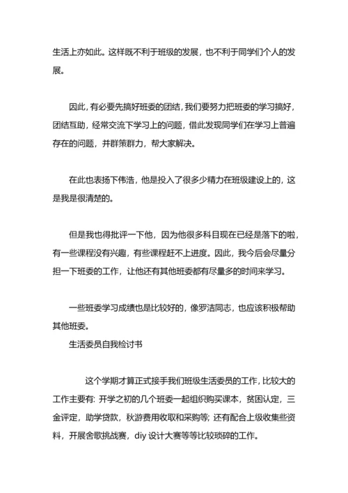 宣传委员的自我检讨书.docx