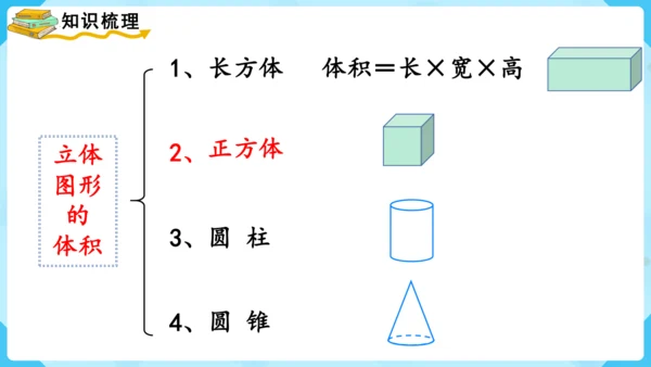 《立体图形的体积》整理与复习（课件）-2023-2024学年六年级上册数学人教版