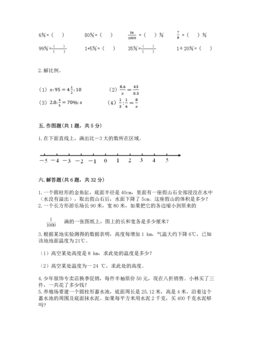 小升初六年级期末测试卷精品（巩固）.docx