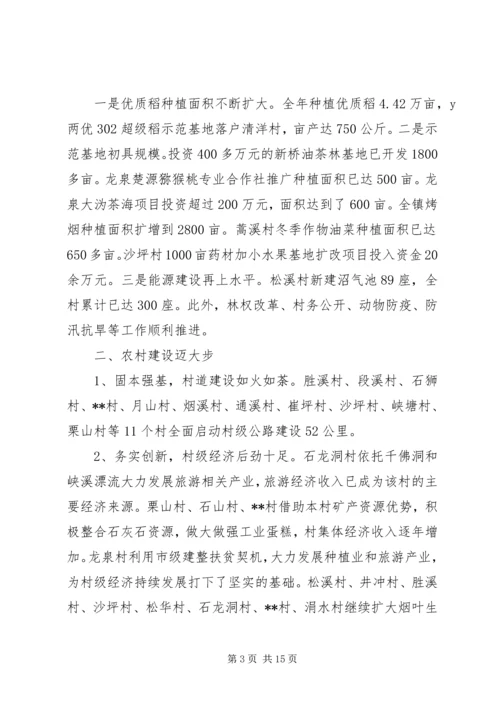 乡镇经济工作汇报总结.docx