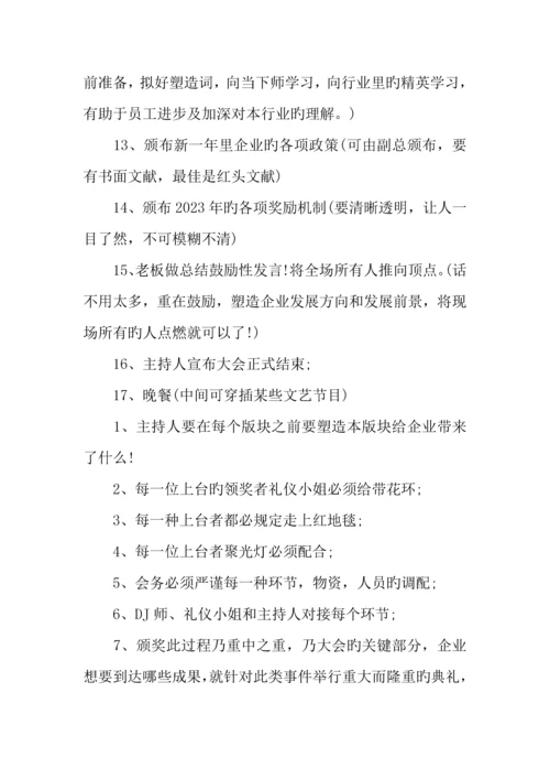 公司年会策划方案精选.docx