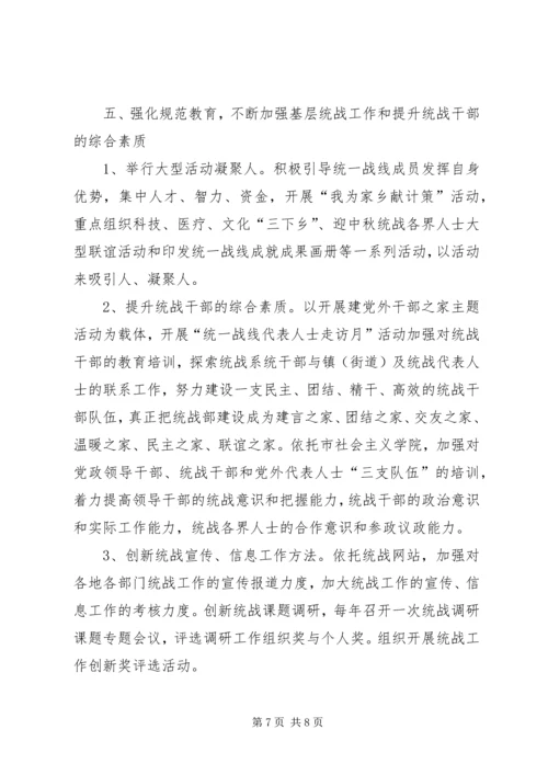 市委统战部工作计划 (4).docx