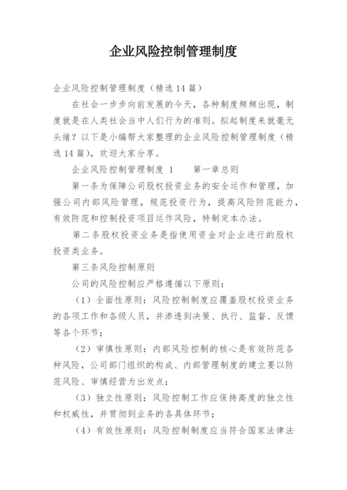 企业风险控制管理制度_4.docx