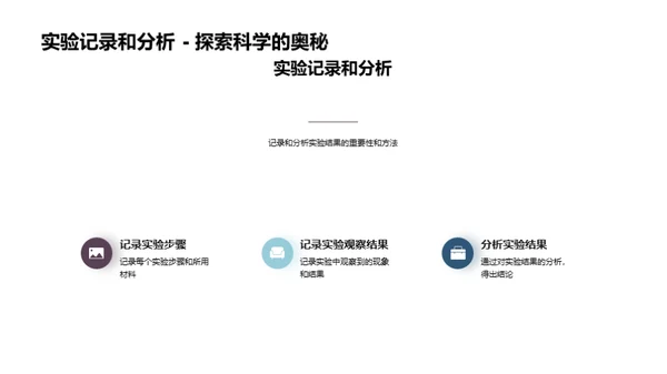 科学实验：从设计到展示