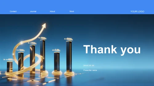 蓝色科技风教育实训项目总结PPT主题