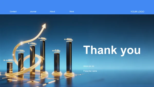 蓝色科技风教育实训项目总结PPT主题