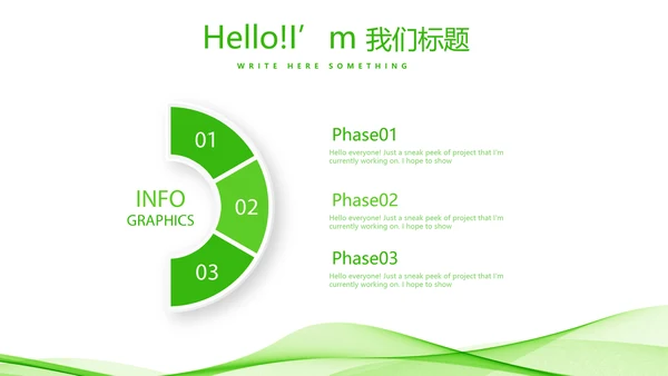 绿色小清新医药营销团队管理动态PPT