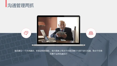 与下属沟通职场沟通通用PPT模板