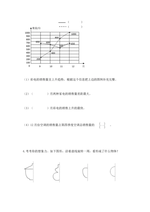人教版五年级下册数学期末测试卷及答案【必刷】.docx