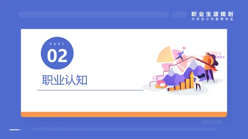 教育专业大学生职业生涯规划PPT模板