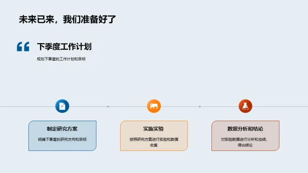 科研项目季度回顾