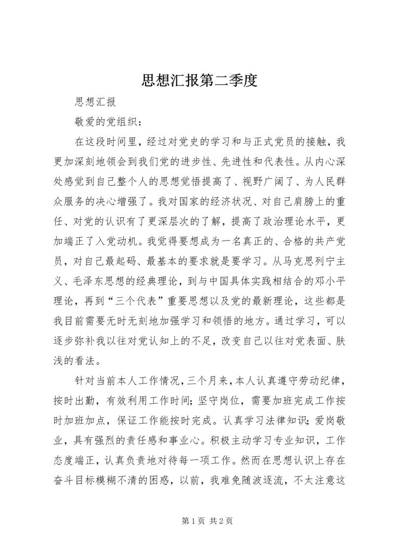 思想汇报第二季度_1 (5).docx