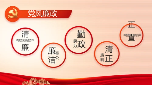 红色党建党支部工作专题动态PPT党课