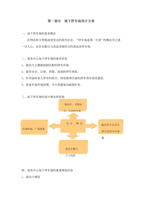 地下车库设计专题方案推荐.docx