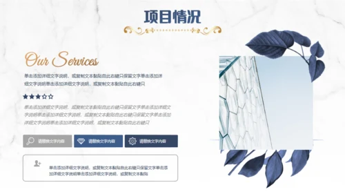 复古欧式公司项目汇报通用PPT模板