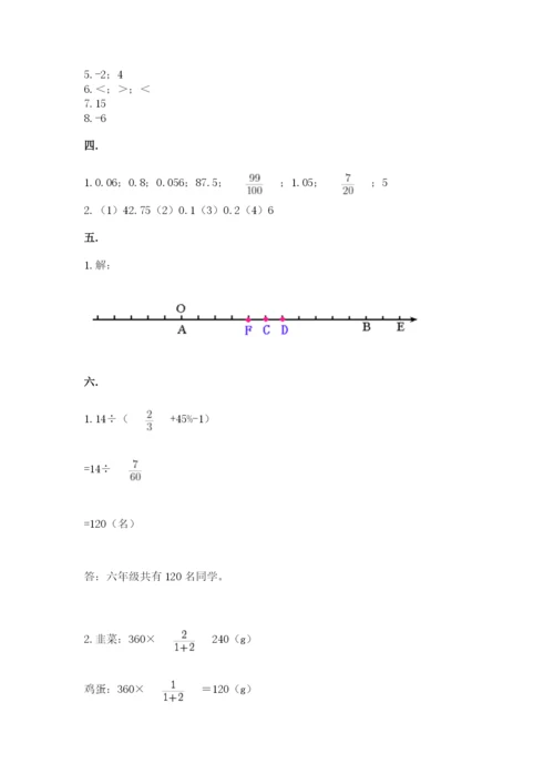 北京版数学小升初模拟试卷附完整答案【夺冠系列】.docx