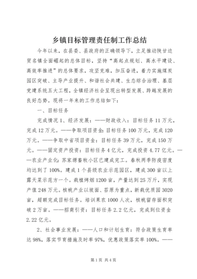 乡镇目标管理责任制工作总结.docx