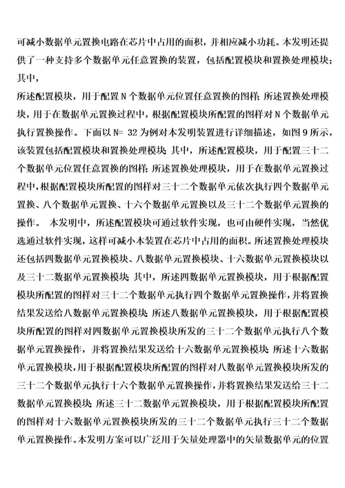 一种支持多个数据单元任意置换的方法和装置的制作方法