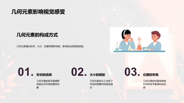 几何元素在艺术创作中的应用PPT模板